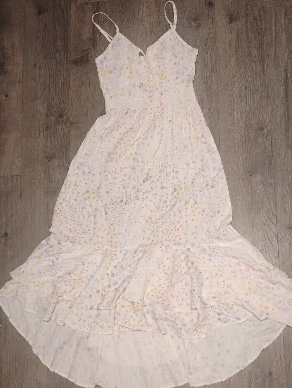 White Floral Dress